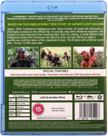Onoda: 10,000 Nights in the Jungle (Onoda - 10 000 nocy w dżungli) [Blu-Ray]