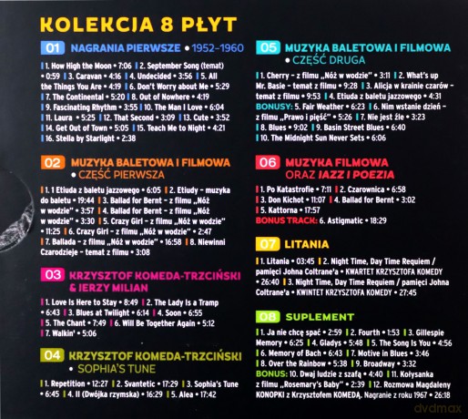 Krzysztof Komeda Trzcińśki: Krzysztof Komeda w Polskim Radiu vol. 1-8 [BOX] [8CD]