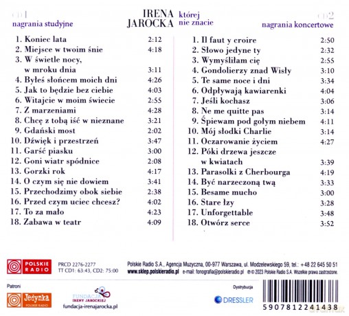 Irena Jarocka: Irena Jarocka - której nie znacie vol 3 [2CD]