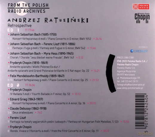 Andrzej Ratusiński: From the Polish Radio Archives vol. 6 [2CD]