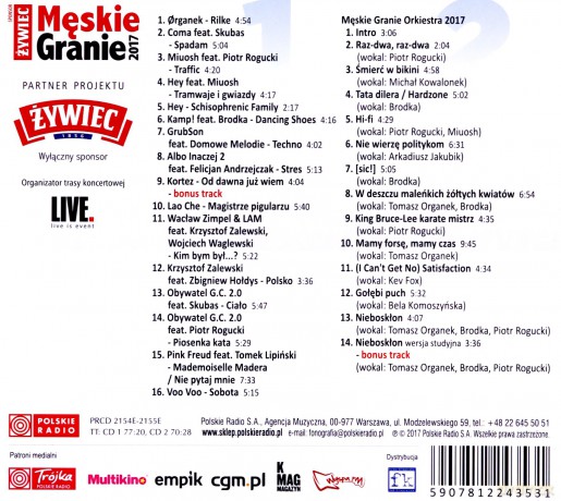 Męskie Granie 2017 Edycja Specjalna [2CD]
