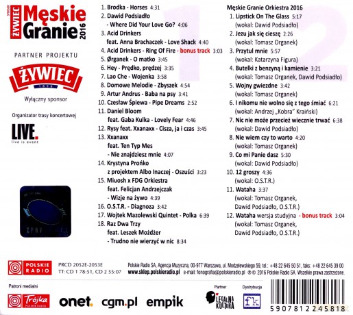 Męskie Granie 2016 Edycja Specjalna [2CD]