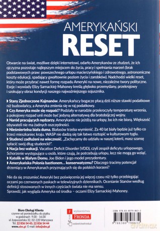 Amerykański reset. Stany (jeszcze) Zjednoczone od podszewki - Eliza Sarnacka-Mahoney [KSIĄŻKA]