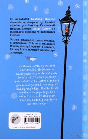 Błękitny karbunkuł. Klasyka dla dzieci. Sherlock Holmes (Tom 3) - Arthur Conan Doyle [KSIĄŻKA]