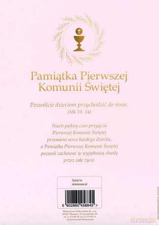 Pamiątka Pierwszej Komunii Świętej [KSIĄŻKA]