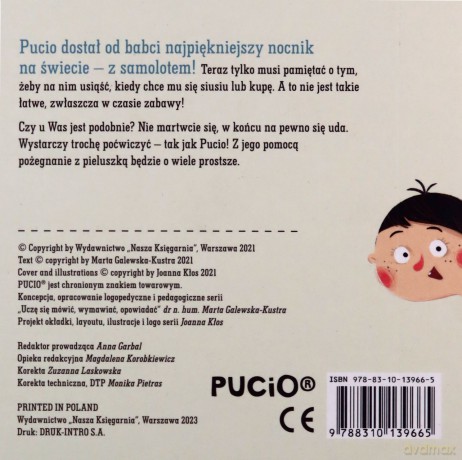 Pucio chce siusiu, czyli pożegnanie pieluszki - Marta Galewska-Kustra [KSIĄŻKA]