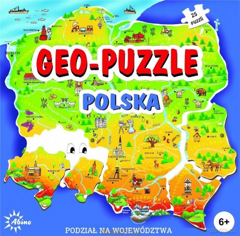 ABINO Geo puzzle - Polska [PUZZLE]