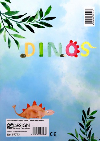 Album na naklejki - Dinozaury