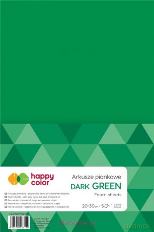 Arkusze piankowe dark green A4 5 szt.