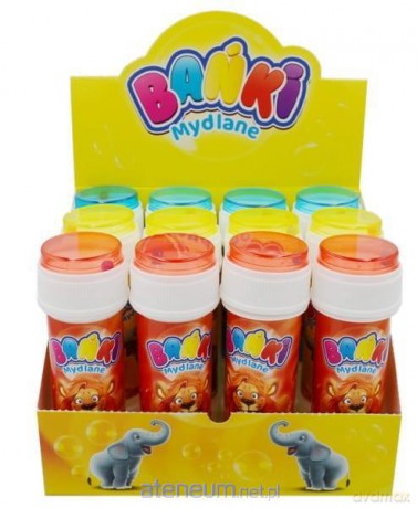 Bańki mydlane 60 ml (12 szt)