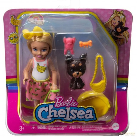 Barbie Chelsea lalka + zwierzątko HGT11