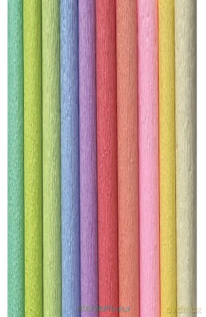 Bibuła marszczona Pastel Mini mix (10 szt)