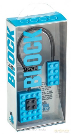 Block Light - lampka do książki X-RAY - niebieska
