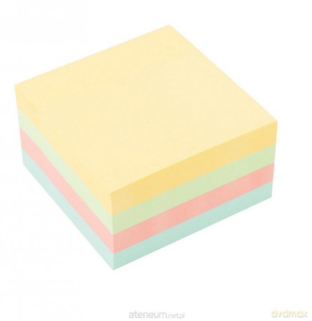Bloczek samoprzylepny 75x75mm pastel