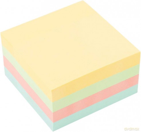 Bloczek samoprzylepny 75x75mm pastel