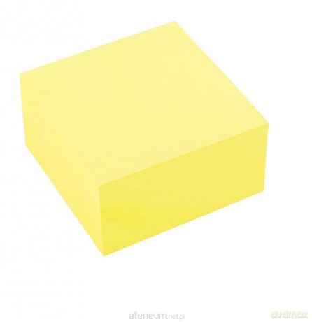 Bloczek samoprzylepny 76x76mm żółty 400