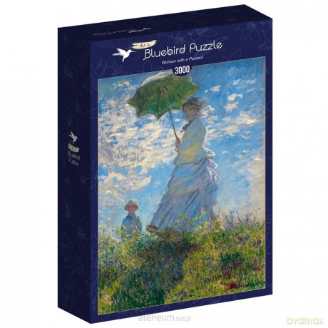 BLUEBIRD 3000 el. Kobieta z parasolem, Claude Monet 1875 [PUZZLE]