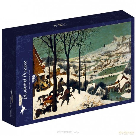 BLUEBIRD 3000 el. Myśliwi na śniegu, Piotr Brueghel [PUZZLE]