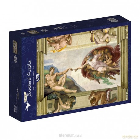 BLUEBIRD 4000 el. Stworzenie Adama, Michał Anioł [PUZZLE]