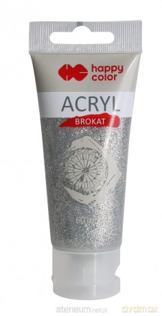 Brokat akrylowy 60 ml srebrny