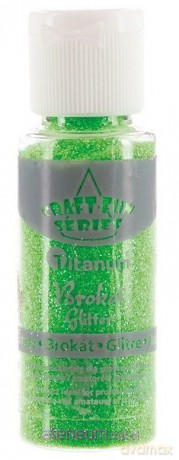 Brokat w słoiczku 20 ml neon zielony
