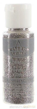 Brokat w słoiczku 20 ml srebrny