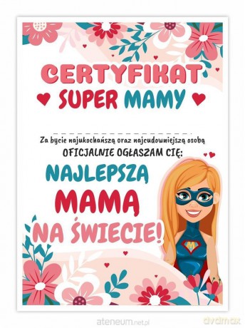 Certyfikat A4 Super Mamy 20 szt