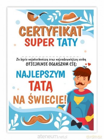 Certyfikat A4 Super Taty 10 szt