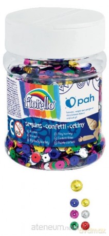 Confetti cekiny kółko łamane mix
