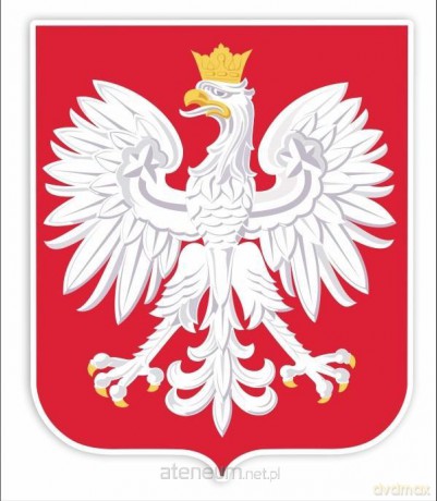 Dekoracje okienne dwustronne - Godło Polski A3