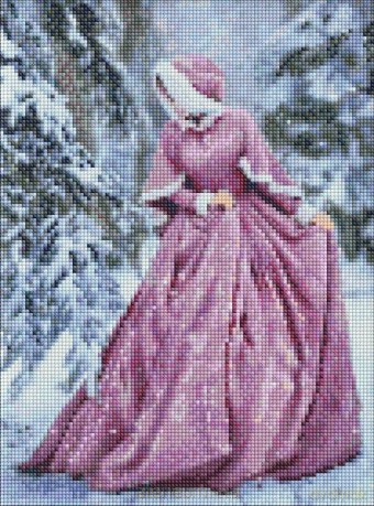 Diamentowa mozaika - Bajkowy spacer 30x40 cm