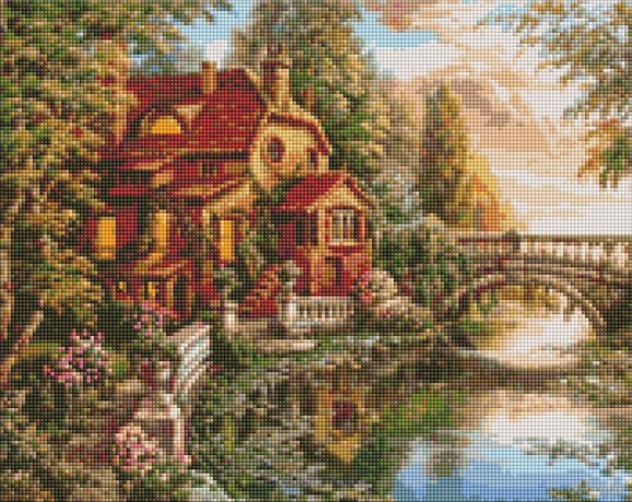 Diamentowa mozaika - Dom-marzeniem 40x50 cm