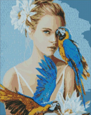 Diamentowa mozaika - Dziewczyna... 40x50 cm