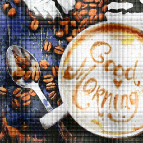 Diamentowa mozaika - Good Morning 40x40 cm