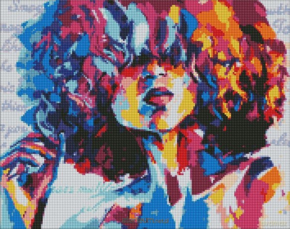 Diamentowa mozaika - Jasny obraz 40x50 cm