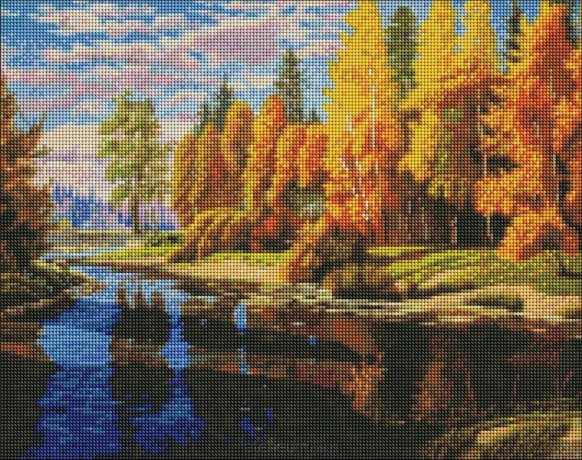 Diamentowa mozaika - Jesienią 40x50 cm