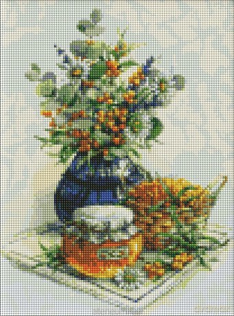 Diamentowa mozaika - Konfitura z rokitnika 30x40 cm