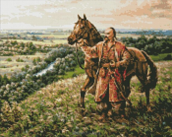 Diamentowa mozaika - Kozacki duch 40x50 cm