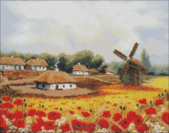 Diamentowa mozaika - Lato na farmie 40x50 cm