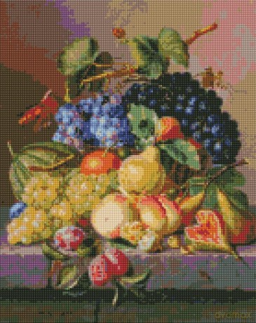 Diamentowa mozaika - Martwa natura 40x50 cm