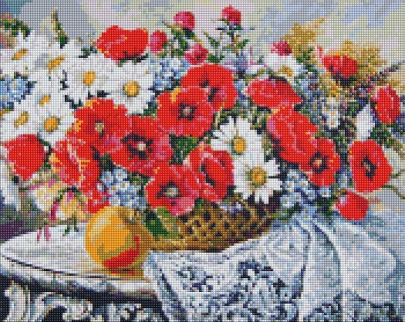 Diamentowa mozaika - Martwa natura 40x50 cm