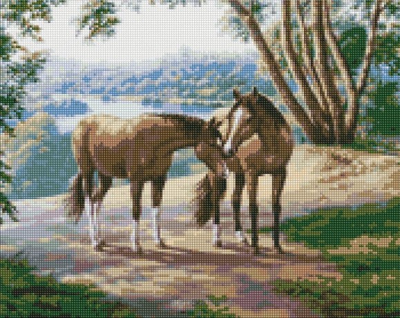 Diamentowa mozaika - Na spacerze 40x50 cm