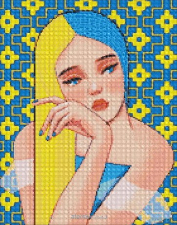 Diamentowa mozaika - Niewzruszony... 40x50 cm