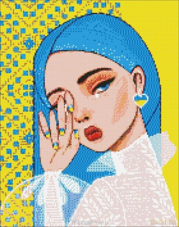 Diamentowa mozaika - Niezniszczalny... 40x50 cm