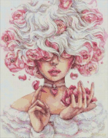 Diamentowa mozaika - Tajemniczy 40x50 cm
