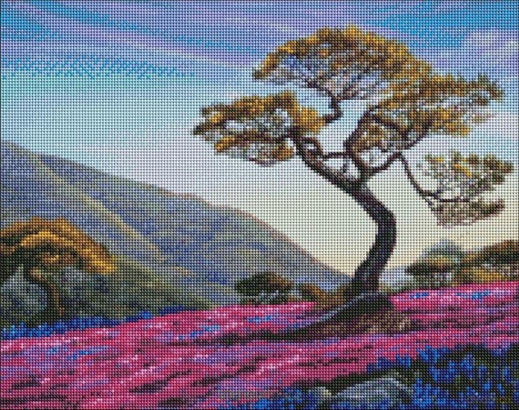 Diamentowa mozaika - Wieczorny spacer 40x50 cm
