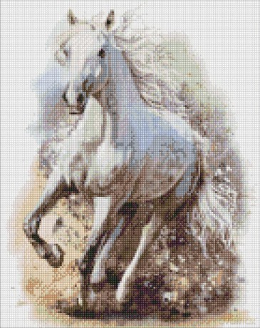 Diamentowa mozaika - Wyrafinowana moc 40x50 cm