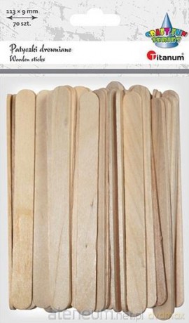 Drewniane patyczki proste 9x113mm 70 szt