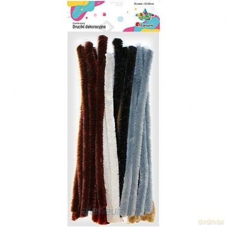 Druciki dekoracyjne 1,5x30 cm mix 25 szt