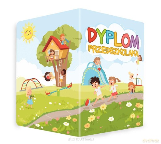 Dyplom A5 składany - Plac zabaw 10 szt